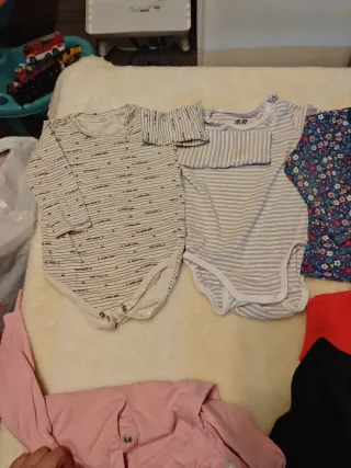 Lote ropa niña 6-9 meses manga larga