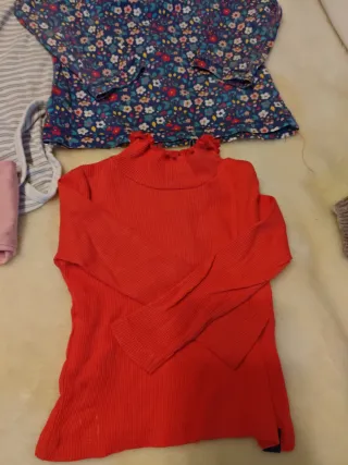 Lote ropa niña 6-9 meses manga larga