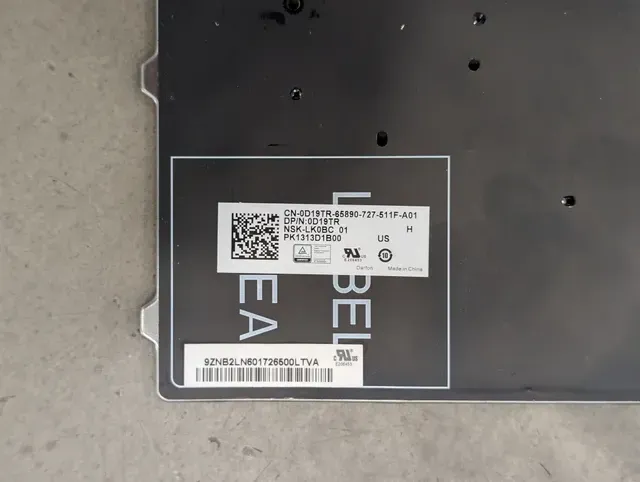 Teclado Dell Latitude US Negro afbeelding 3