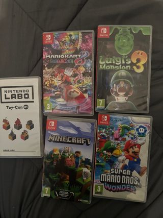 Giochi Nintendo Switch: Mario, Minecraft, Luigi