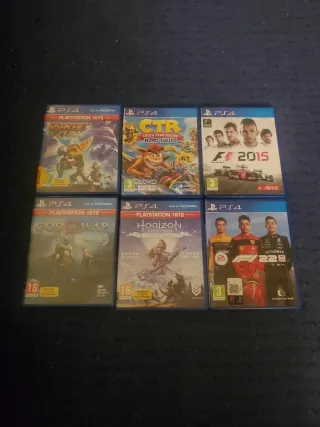 PS4 Juegos: Ratchet & Clank, CTR, F1 2015, God of