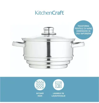 Kitchen Craft Clearview - Vaporiera Universale