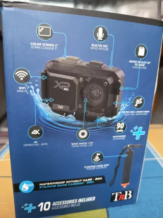 Cámara 4K XP30 Impermeable