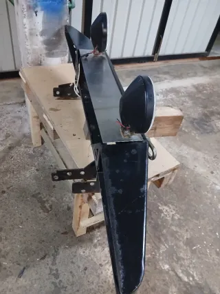 Defensa todoterreno con focos de nissan patrol