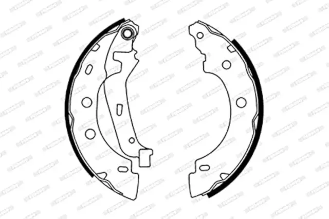 FERODO FSB583 Juego Zapatas Freno Trasero