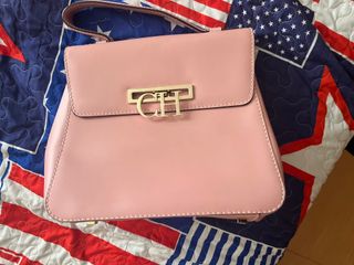 Bolso CH Carolina Herrera Rosa Dorado