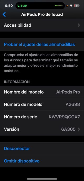 AirPods Pro (2ª gen) con MagSafe (USB-C)