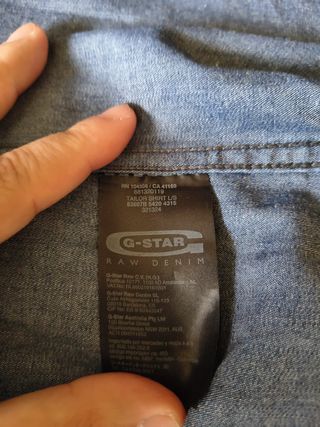 Camicia G-Star RAW Uomo Blu