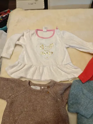 Lote Ropa Niña 6-9 Meses Manga Larga