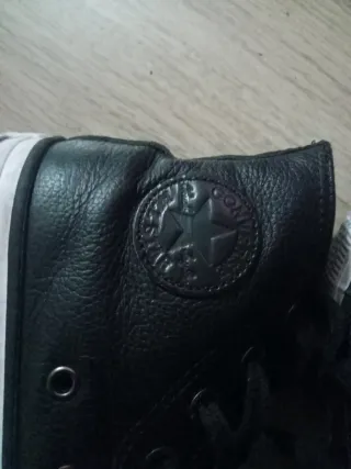 Converse Piel Negras Talla 36