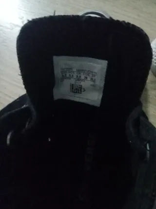 Converse Piel Negras Talla 36