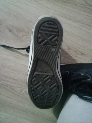 Converse Piel Negras Talla 36