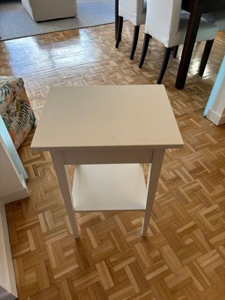 Mesita de noche Ikea Hemnes blanca