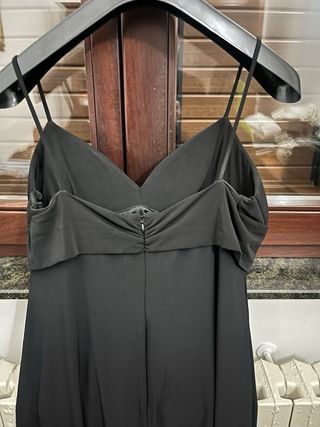 Vestito Tubino nero con scollo a V