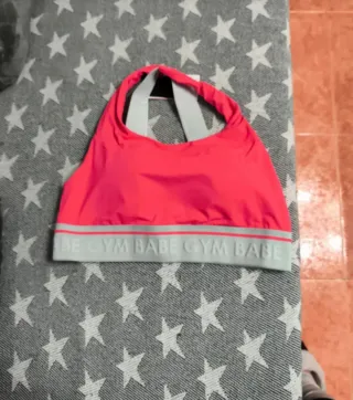 Sujetador deportivo rosa