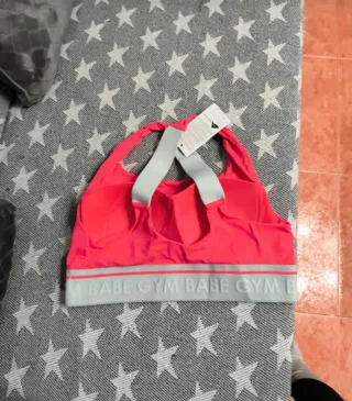 Sujetador deportivo rosa