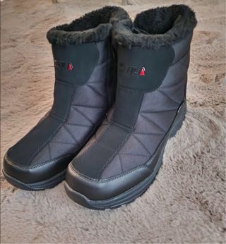 Botas para hombre, impermeables forro cálido