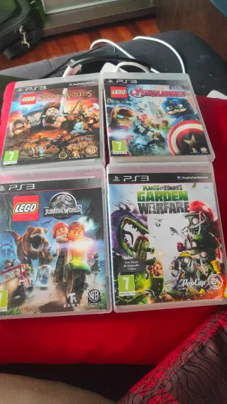 Lote 4 Juegos PS3: Lego, Jurassic World, Avengers,