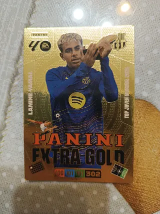 Lamine Yamal Panini Extra Gold Adrenalyn 25/26