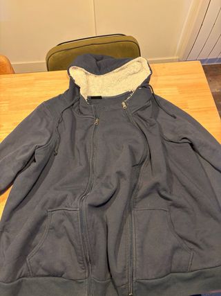 Sudadera Porteo Bebé y Embarazada Azul talla 44-46