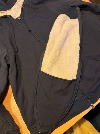 Sudadera Porteo Bebé y Embarazada Azul talla 44-46