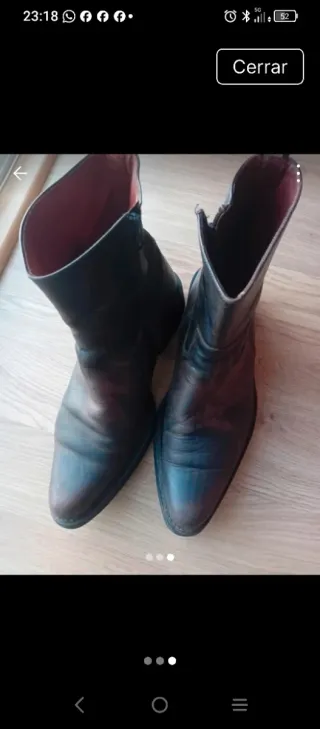 Botas de piel para hombre