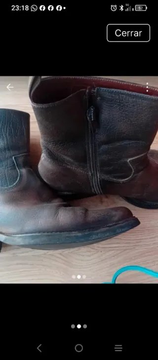 Botas de piel para hombre