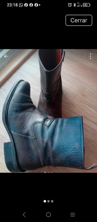 Botas de piel para hombre