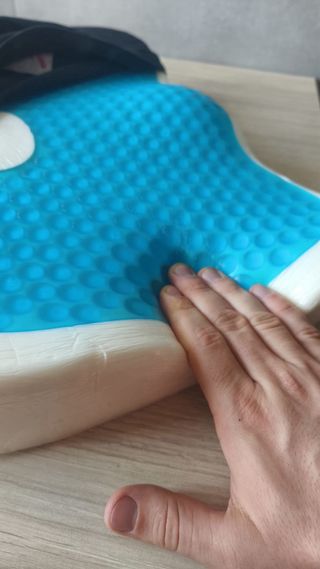 Cojín Ergonómico Negro y Gris