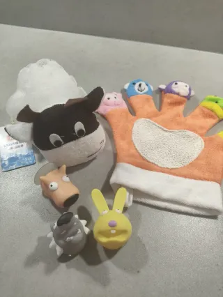 Lote baño infantil animales