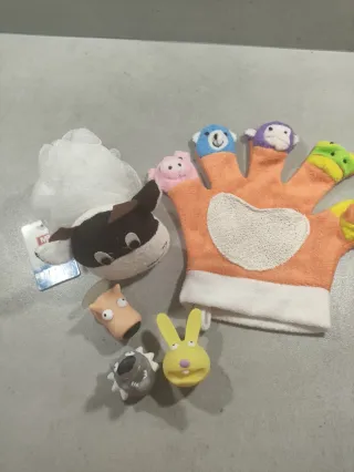 Lote baño infantil animales