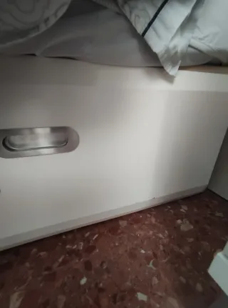 Cama Matrimonio Canapé Cajoneras + Colchón