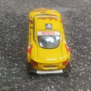 Coche de juguete amarillo Hellecoder