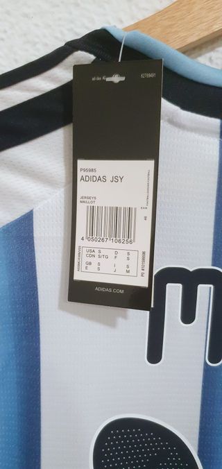 Camiseta Messi Talla S Fútbol Retro Vintage