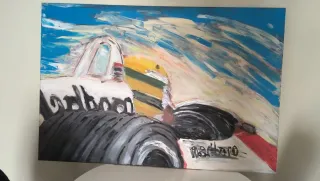 Cuadro F1 Ayrton Senna