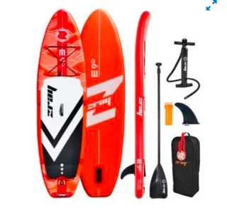 Tabla Paddle Surf Zray Roja Completa