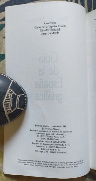 1*ed. Guía de la España Griálica. Juan G. Atienza.