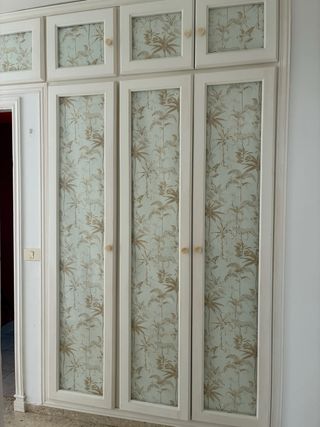 Puertas de armario de madera maciza 202cmx44,5cm