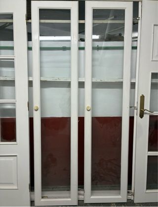 Puertas de armario de madera maciza 202cmx44,5cm