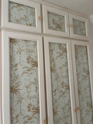 Puertas de armario de madera maciza 202cmx44,5cm