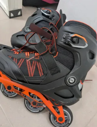 Patines Oxelo Fit500 Talla 44 + Protecciones