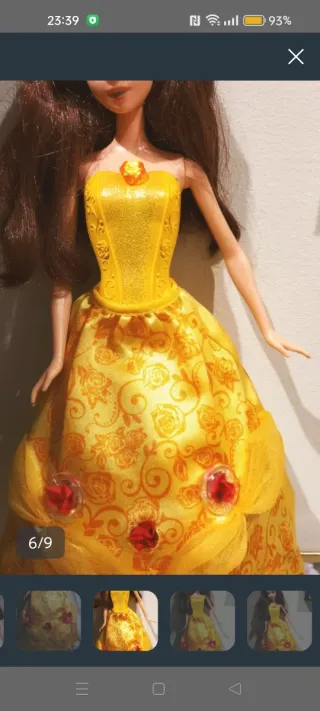 Muñeca Princesa Disney Bella