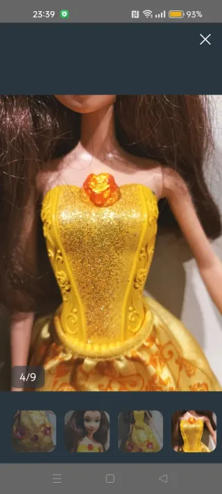 Muñeca Princesa Disney Bella