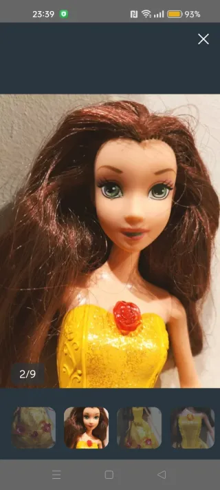 Muñeca Princesa Disney Bella