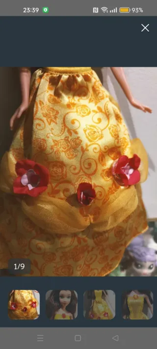 Muñeca Princesa Disney Bella