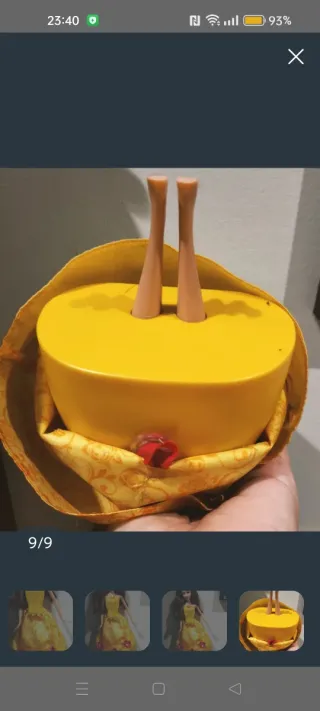 Muñeca Princesa Disney Bella