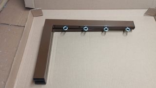 Tendedero pared plegable marrón 4 cuerdas