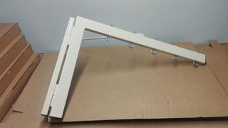 Tendedero pared plegable marrón 4 cuerdas