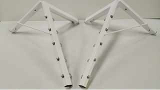 Tendedero pared plegable marrón 4 cuerdas