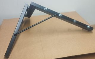 Tendedero pared plegable marrón 4 cuerdas